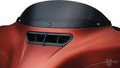 Smooth Windshield Trim Black Gloss Smooth For Harley-Davidson