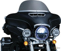 Smooth Windshield Trim Chrome Smooth For Harley-Davidson