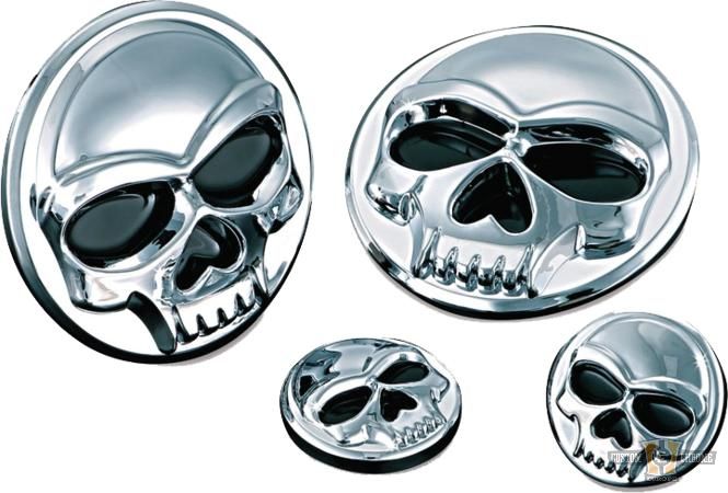 Zombie Medallions Chrome For Harley-Davidson