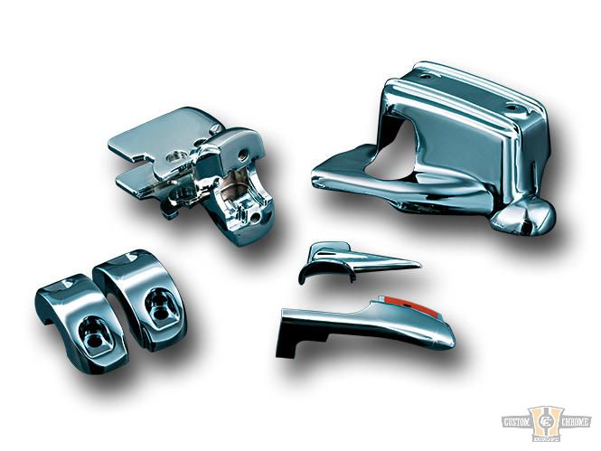 Brake & Clutch Control Dress-Up Kit Chrome For Harley-Davidson