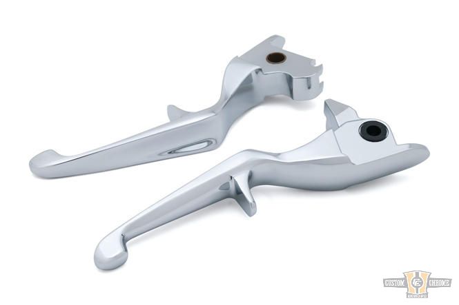 Trigger Hand Control Levers Chrome For Harley-Davidson