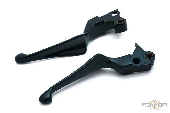 Boss Blades Hand Control Levers Black Gloss For Harley-Davidson