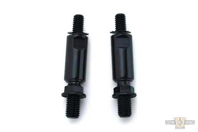 Raised Mirror Adapter Black For Harley-Davidson