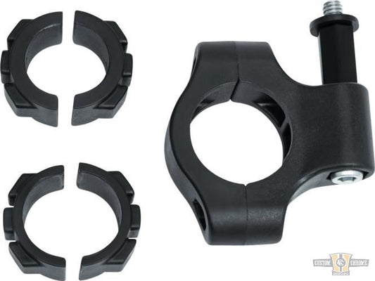 Sidekix Plus Speaker Handlebar Mount Black For Harley-Davidson