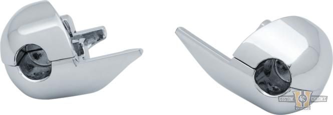 Atto Rear Turn Signals Adapters Chrome For Harley-Davidson