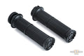 Riot Grips Black 1" Satin Cable operated For Harley-Davidson