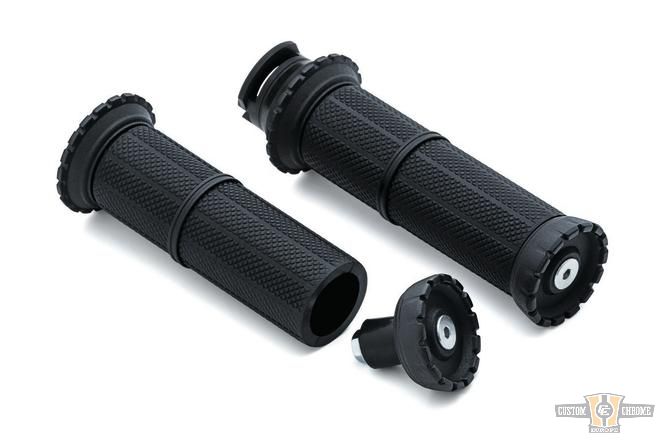 Riot Grips Black 7/8" Satin Throttle By Wire For Harley-Davidson