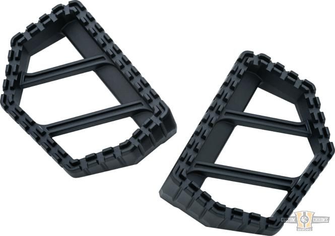 Riot Mini Floorboard Black, Satin For Harley-Davidson