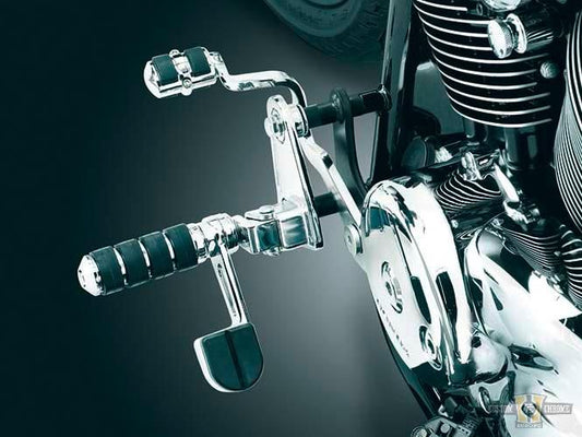 ISO Stirrups Without Adapters Chrome For Harley-Davidson