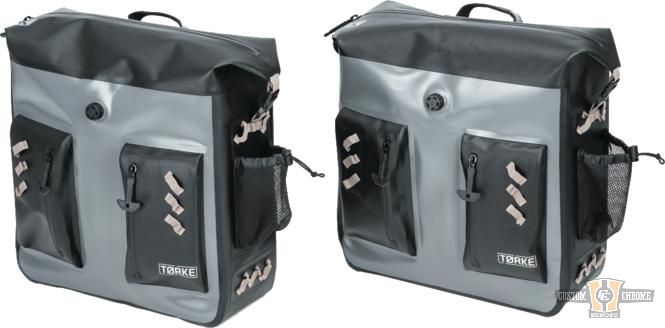 Tørke Dry Bag Panniers Black For Harley-Davidson