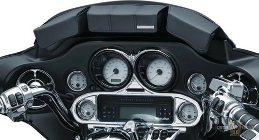 Fairing Pouch Bag Black For Harley-Davidson