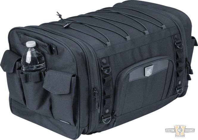 Drifter Bag Black Rear For Harley-Davidson