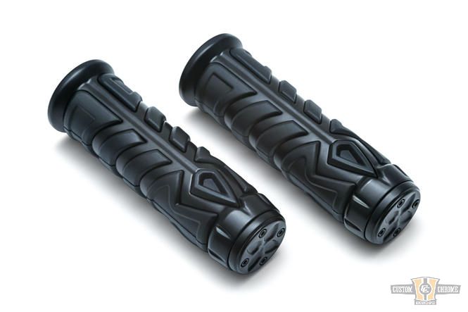 Spear Grips Black 7/8" Gloss Throttle By Wire For Harley-Davidson