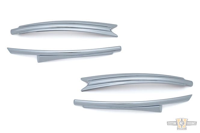 Top Saddlebag Trim Chrome For Harley-Davidson
