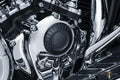 Aztec Cam Cover Accent Black Satin For Harley-Davidson