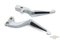 ISO Hand Control Replacement Lever Chrome For Harley-Davidson