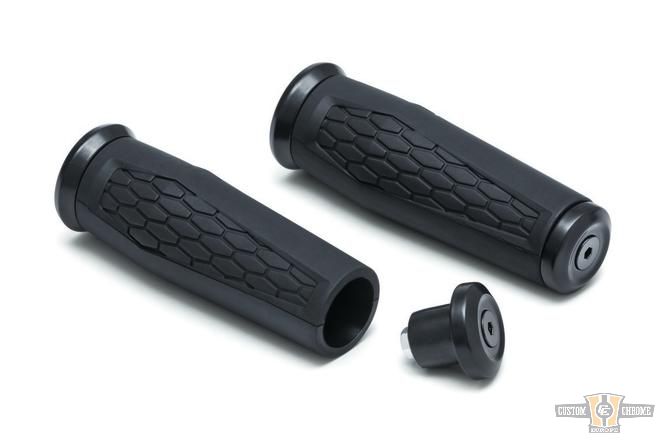 Hex Grips Black 7/8" Cable operated Throttle By Wire For Harley-Davidson