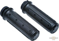 Heavy Industry Grips Black 1" Satin Cable operated For Harley-Davidson