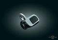 Contoured Iso Throttle Boss Chrome For Harley-Davidson