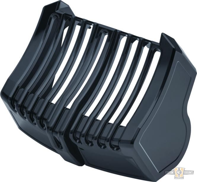 Precision Oil Coolver Cover Black Gloss For Harley-Davidson