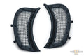 Mesh Headlight Vent Accent Black Satin For Harley-Davidson