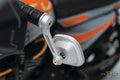Dillinger Bar End Mirrors Silver For Harley-Davidson