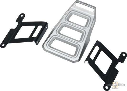 Dillinger Luggage Rack Silver For Harley-Davidson