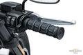 Dillinger Grips Black 1" Satin Throttle By Wire For Harley-Davidson