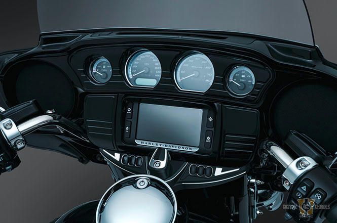 Switch Panel Accent Black For Harley-Davidson