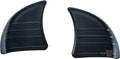 Tri-Line Inner Fairing Cover Plate Black Gloss For Harley-Davidson
