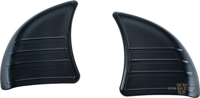 Tri-Line Inner Fairing Cover Plate Black Gloss For Harley-Davidson