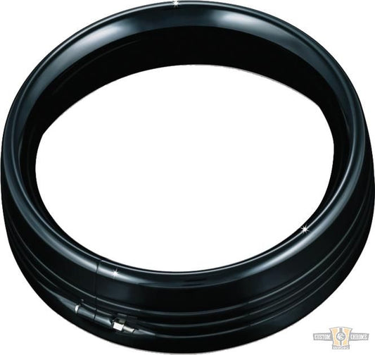 Headlamp Trim Ring Black Gloss For Harley-Davidson