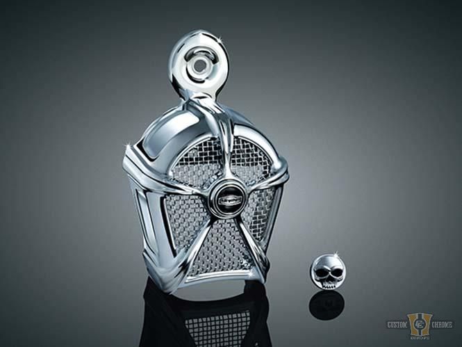Mach 2 Horn Cover Chrome For Harley-Davidson