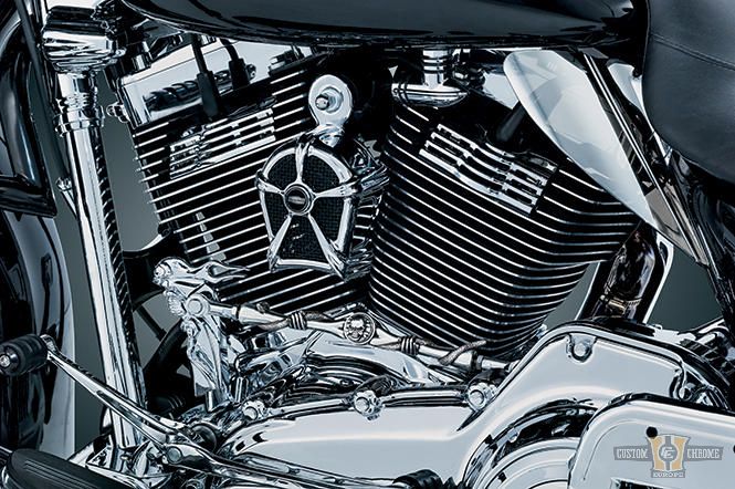 Mach 2 Horn Cover Black Chrome For Harley-Davidson