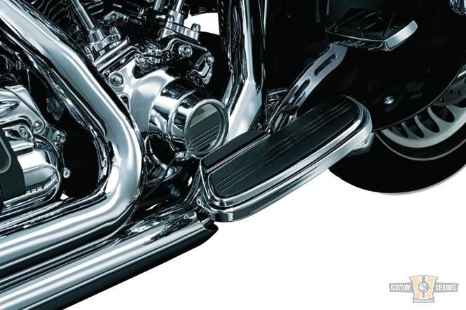 Floorboard/Exhaust Boot Guard Chrome For Harley-Davidson