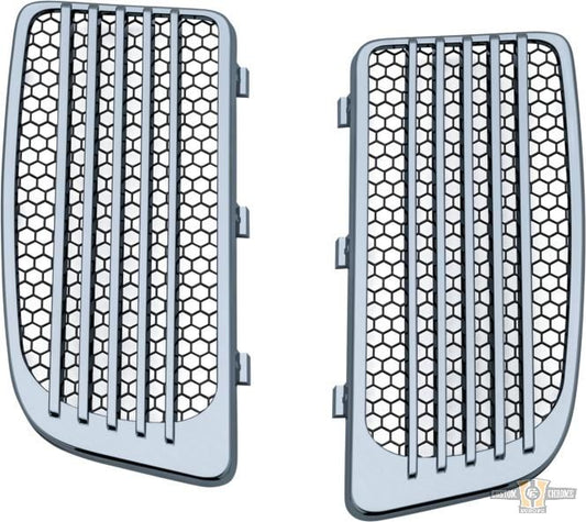 Radiator Grill Cover Chrome For Harley-Davidson