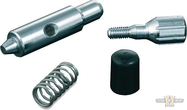 Replacement Pin Spring & Knob Kit Chrome For Harley-Davidson