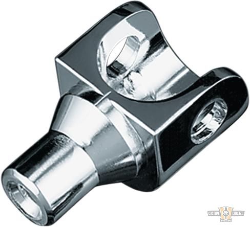 Tapered Female Peg Adapters Chrome For Harley-Davidson