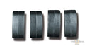Small ISO & Trident Peg Replacement Rubber Black For Harley-Davidson