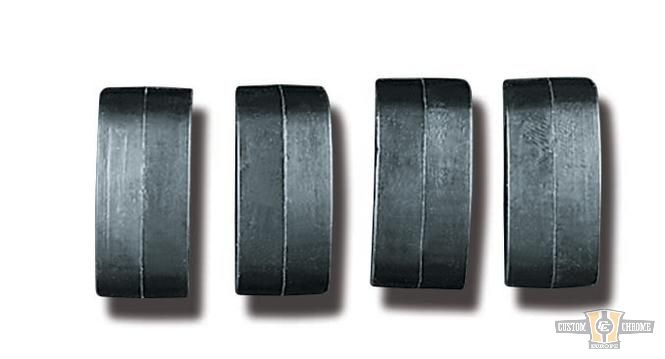 Small ISO & Trident Peg Replacement Rubber Black For Harley-Davidson