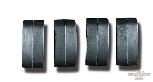 Small ISO & Trident Peg Replacement Rubber Black For Harley-Davidson