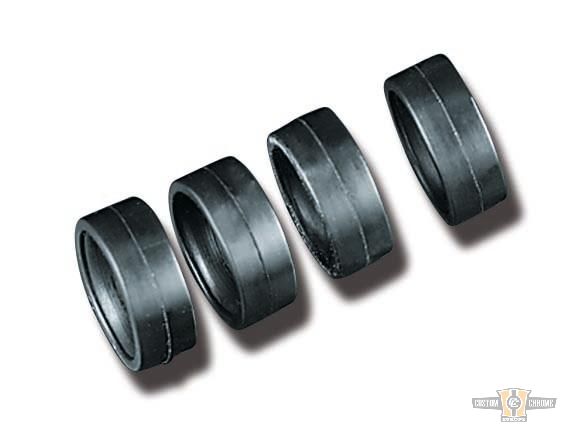 ISO Peg Replacement Rubber Black For Harley-Davidson