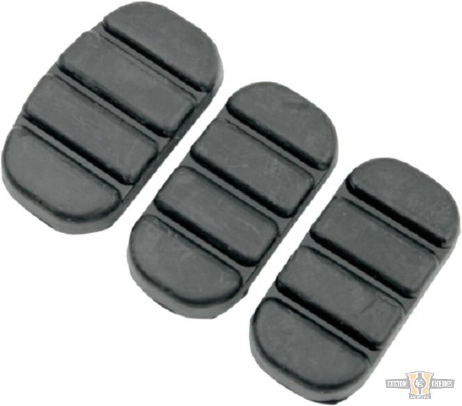 ISO Brake Pad Replacement Rubber Black For Harley-Davidson