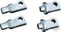 Splined Peg Adapters Chrome For Harley-Davidson