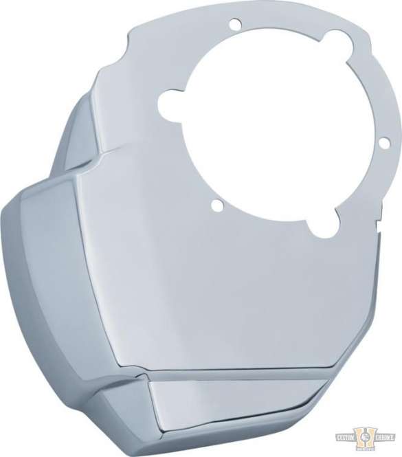 Precision Servo Motor Cover Chrome For Harley-Davidson