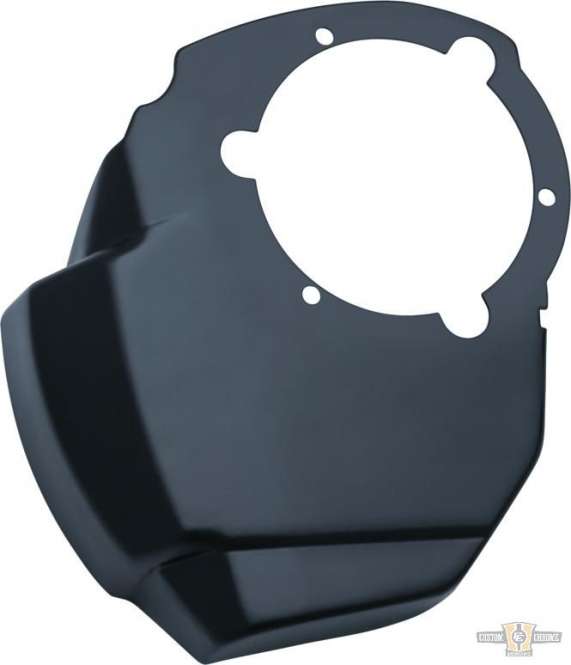 Precision Servo Motor Cover Black Satin For Harley-Davidson