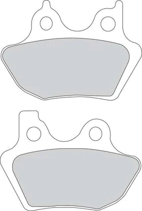 Rear Organic Replacement Brake Pads for Harley Davidson