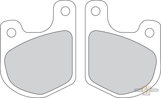 Organic Replacement Brake Pads For Harley-Davidson