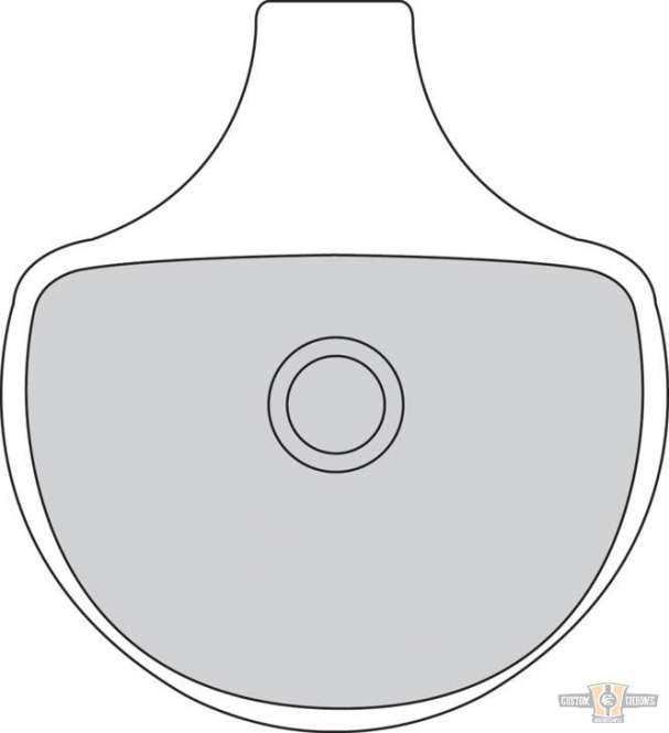 Organic Replacement Brake Pads For Harley-Davidson