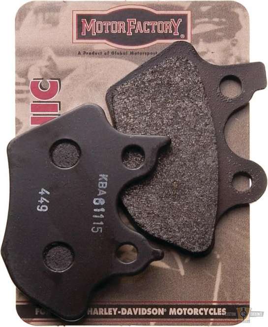 Organic Replacement Brake Pads For Harley-Davidson